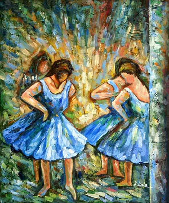 Blue Ballerinas