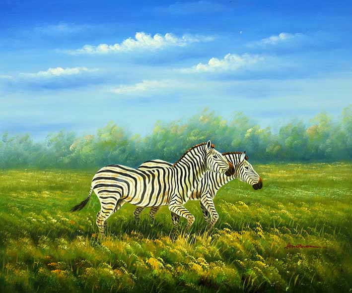 Gaiting Zebras