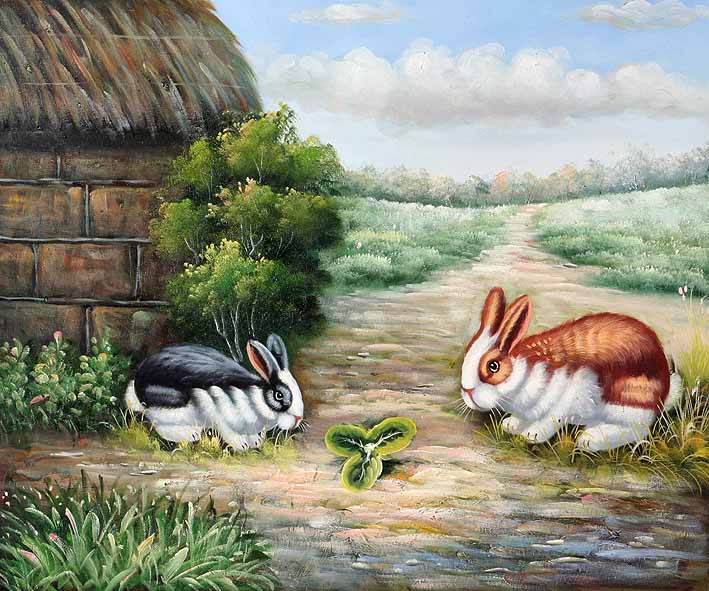 Rabbits at the Farm