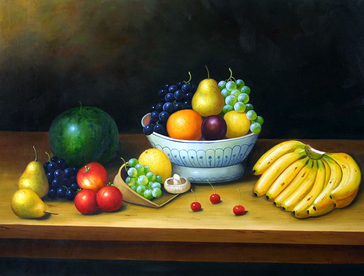 Still Life with Fresh Fruits