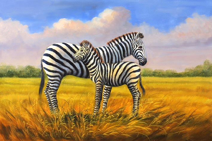 Zebra Mare with Foal