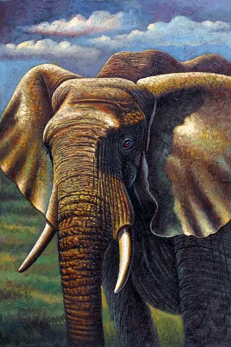 Portrait of an African Elephant