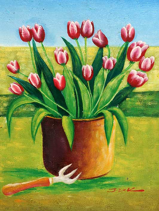 Potted Tulips