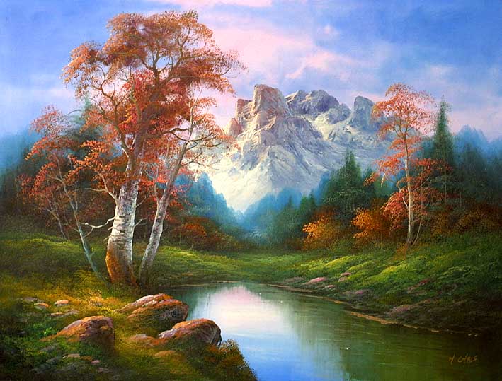 Classic Landscape of I. Cafieri,oil paintings online