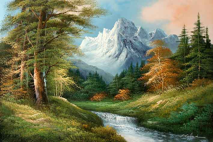 Classic Mountain Landscape