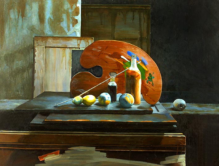 Still Life with a Palette and other Objects, II