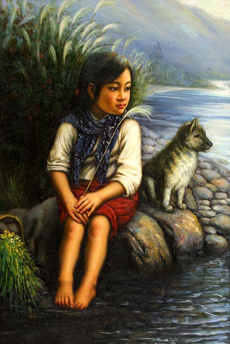 Child at the Waterside