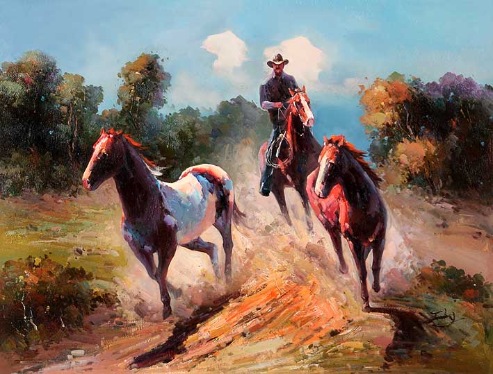 Galloping Horses