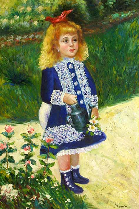 Girl With A Watering-Can