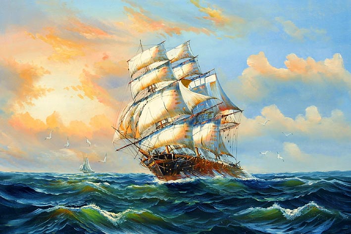 Clipper Crossing The Ocean