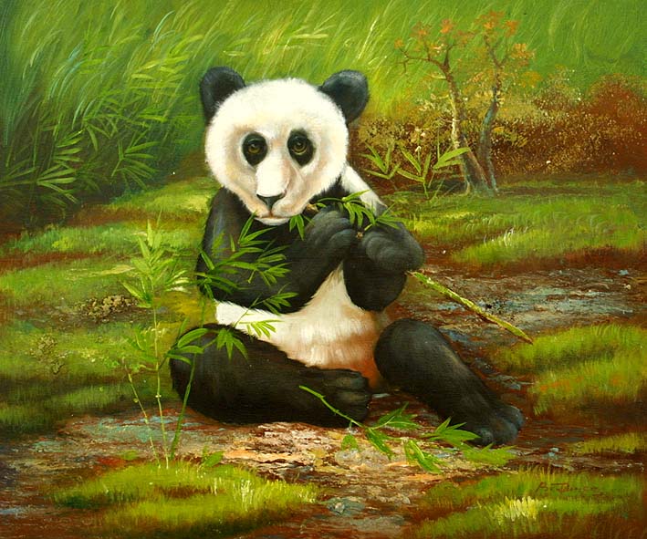 Gnawing Panda