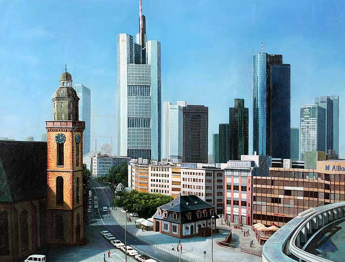 Skyline of Frankfurt, Germany