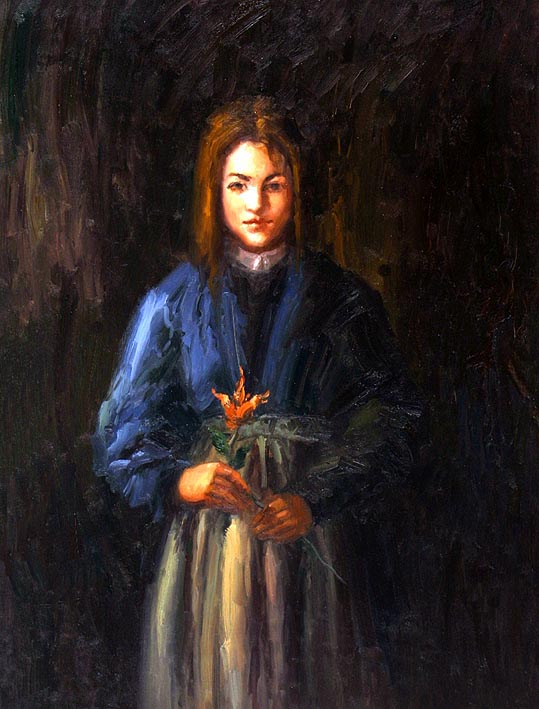 Girl with Blue Jacket