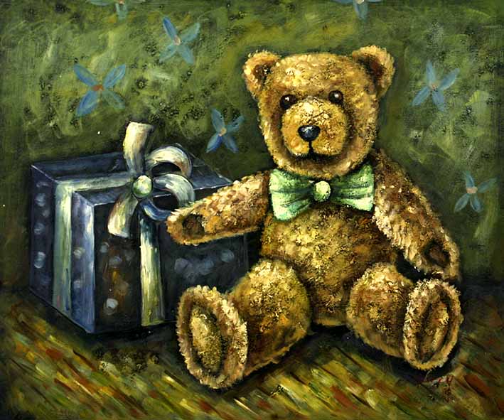 Teddy And The Unopened Present Box