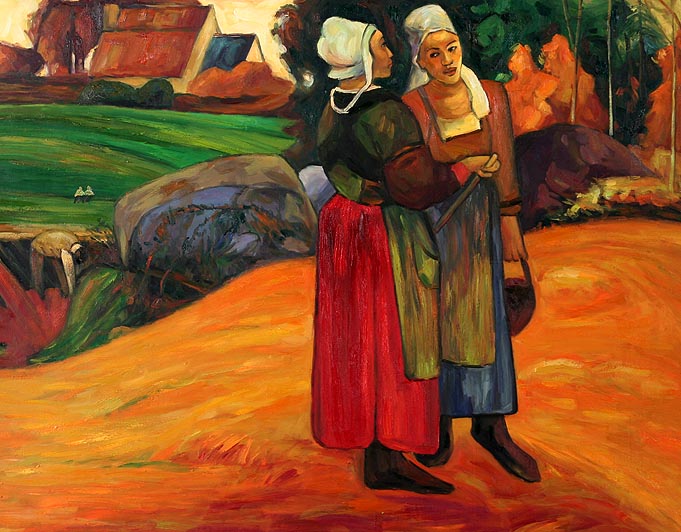 Two Breton Women on the Road