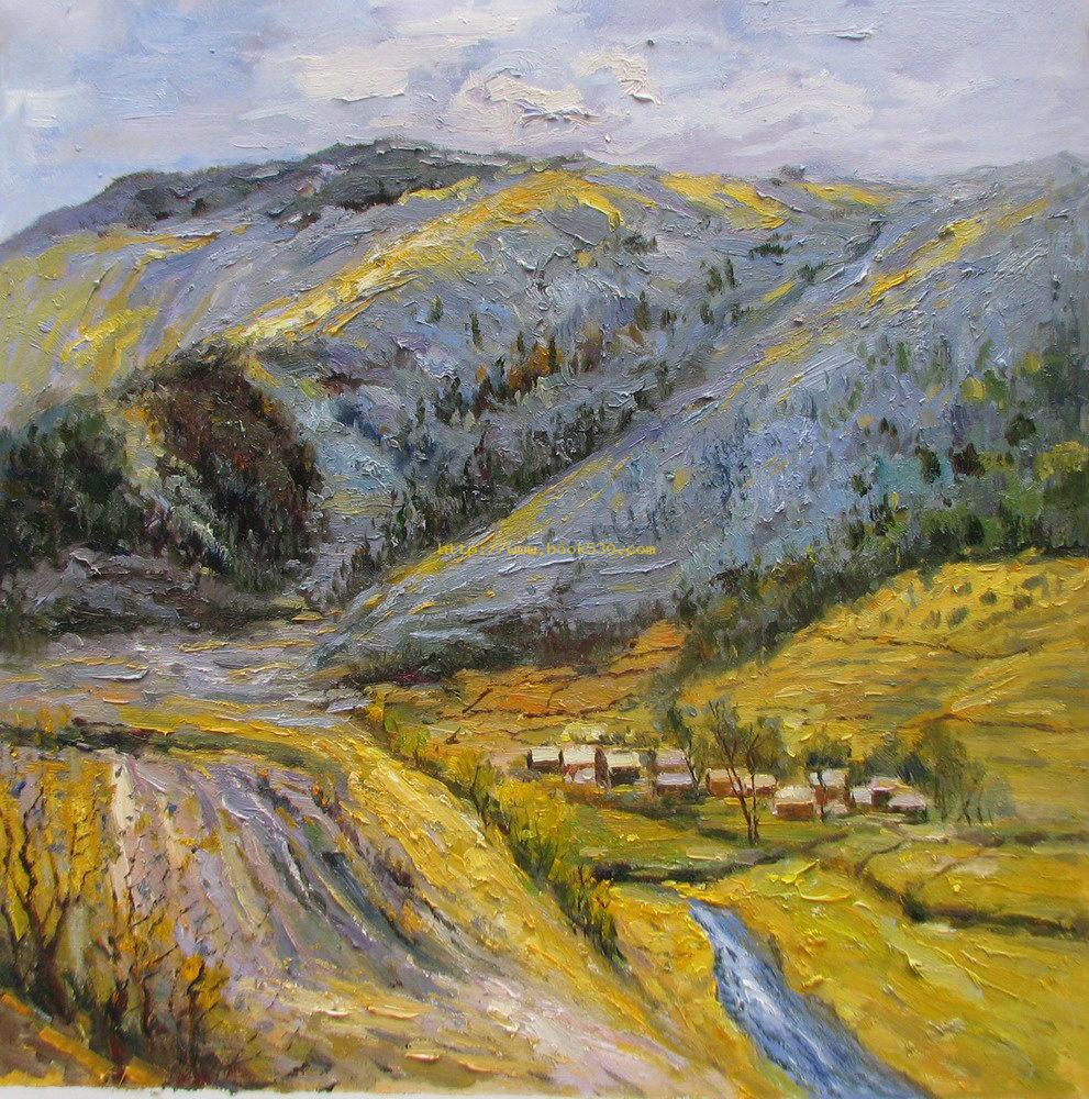 Impression landscape oil painting