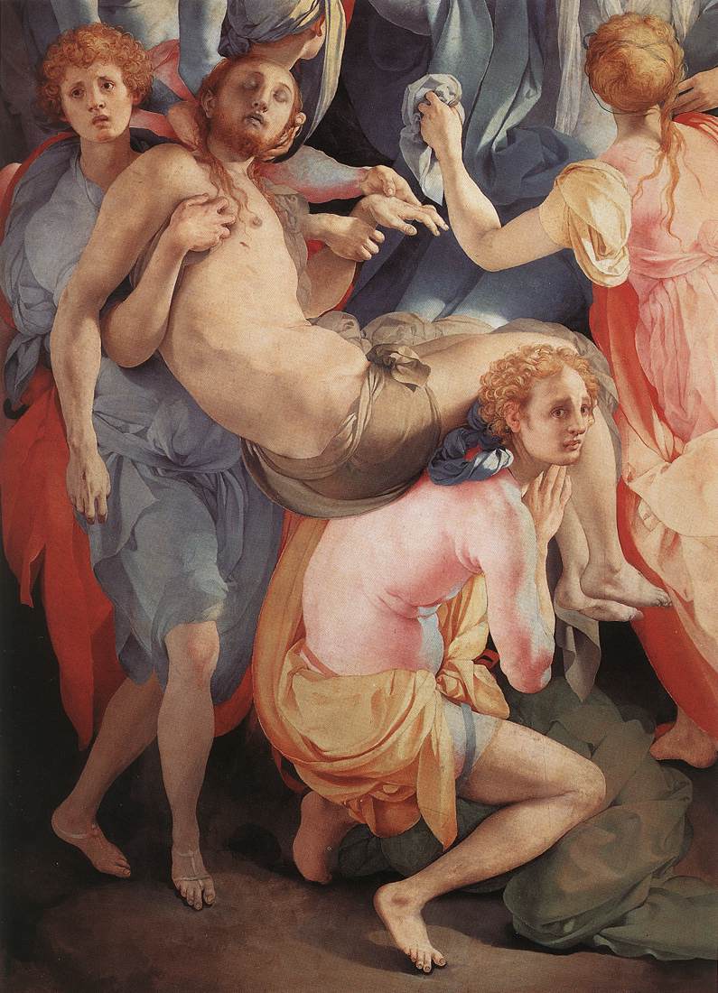 PONTORMO Jacopo Deposition (detail) 2