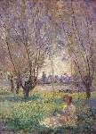 Woman seated under the willows 1880 - Claude Monet