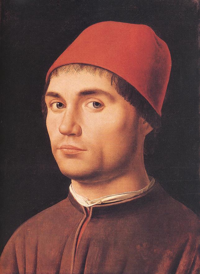 ANTONELLO da Messina Portrait of a Man-4
