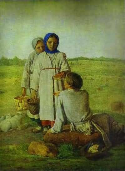 Alexey Venetsianov Peasant Children in the Field