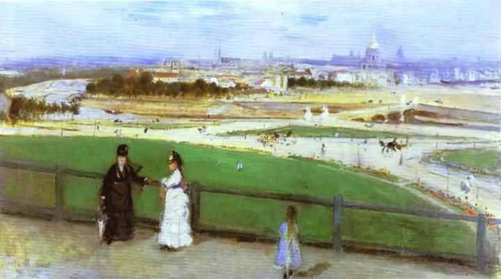 Berthe Morisot View of Paris from the Trocadero