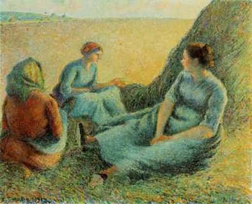 Camille Pissarro Haymakers Resting