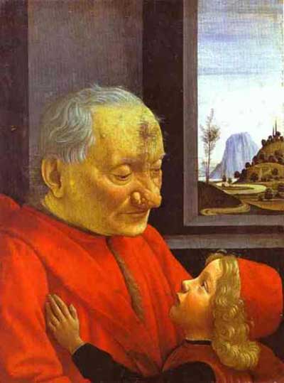 Domenico Ghirlandaio Old Man with a Young Boy