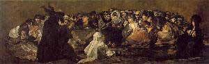 Francisco Goya The Great He Goat Or Witches Sabbath