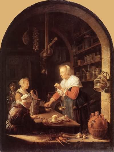 Gerrit Dou The Grocery Shop