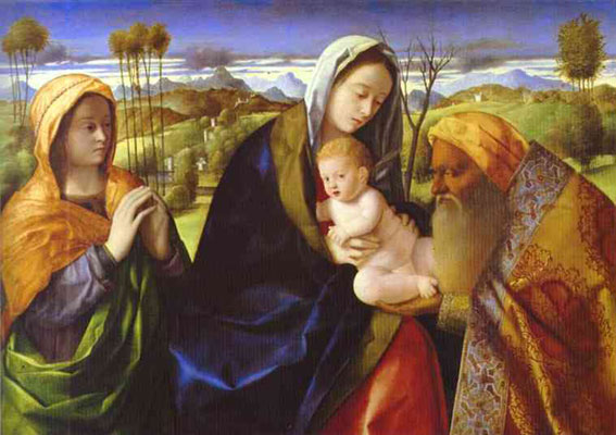 Giovanni Bellini Infant Christ and Simeon