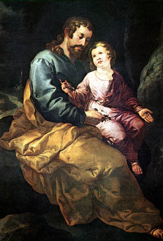 HERRERA Francisco de the Elder St Joseph and the Christ Child