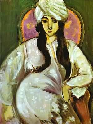 Henri Matisse Laurette in a White Turban