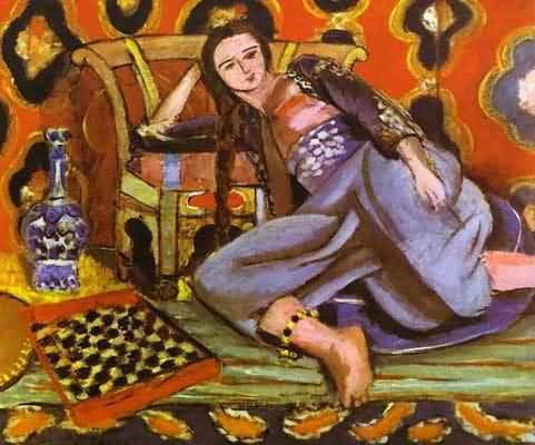 Henri Matisse Odalisque on a Turkish Sofa