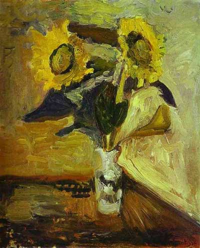 Henri Matisse Vase of Sunflowers