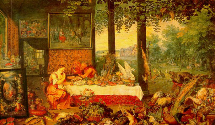 Jan Brueghel the Elder The Sense of Taste