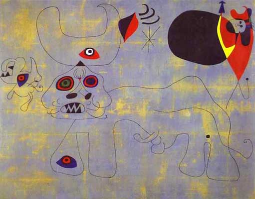 Joan Miro The Bull Fight