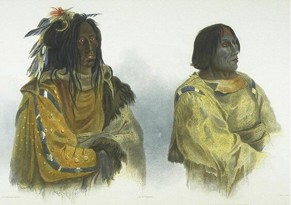 Karl Bodmer Blackfoot Chief