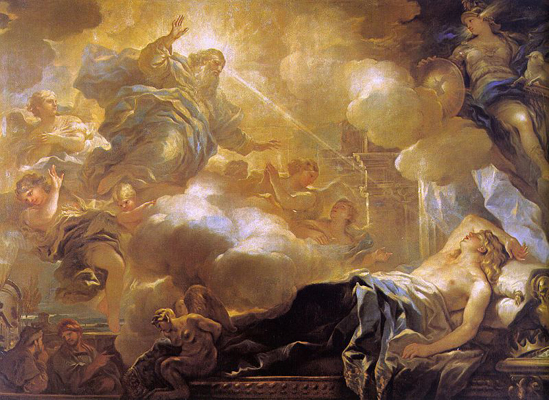 Luca Giordano The Dream of Solomon