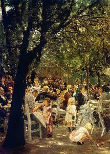 Max Liebermann Munich Beergarden