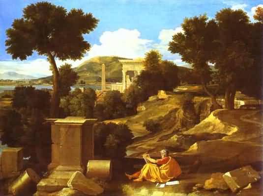 Nicolas Poussin Landscape with St James in Patmos