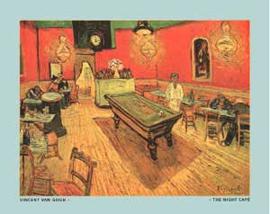 Night Cafe With Pool Table - Vincent Van Gogh