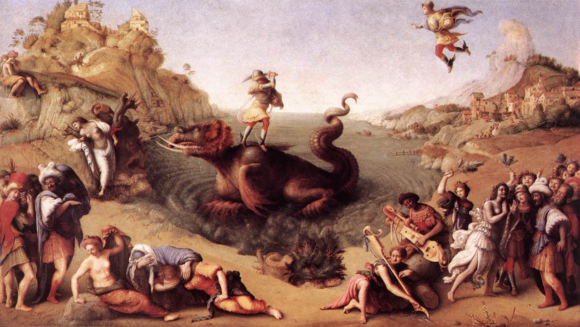 PIERO DI COSIMO Perseus Frees Andromeda