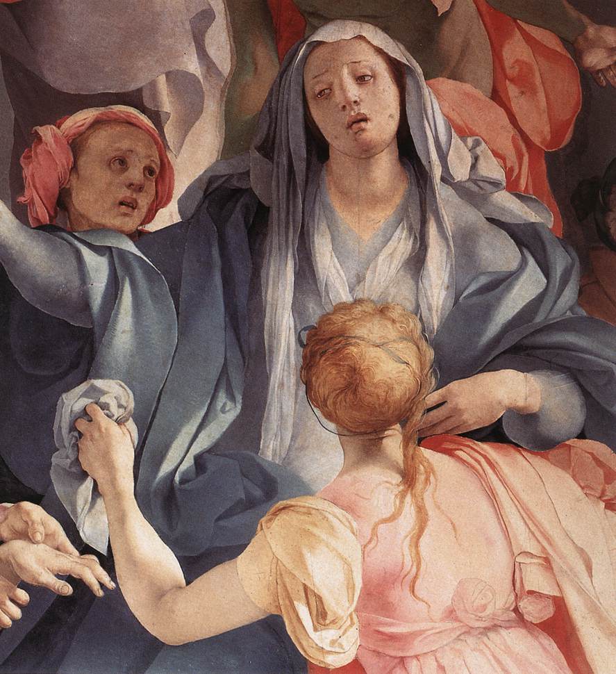 PONTORMO Jacopo Deposition (detail) 1