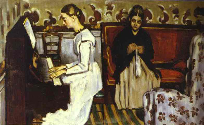 Paul Cezanne Girl at the Piano