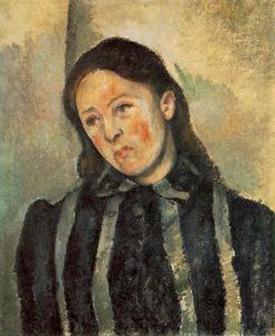 Paul Cezanne Madame Cezanne With Unbound Hair