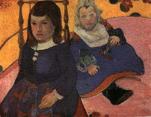 Paul Gauguin Portait of Two Girls