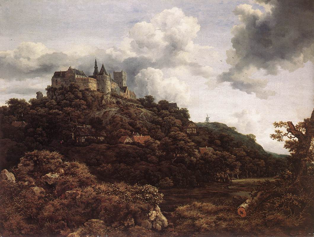 RUISDAEL Jacob Isaackszon van Bentheim Castle