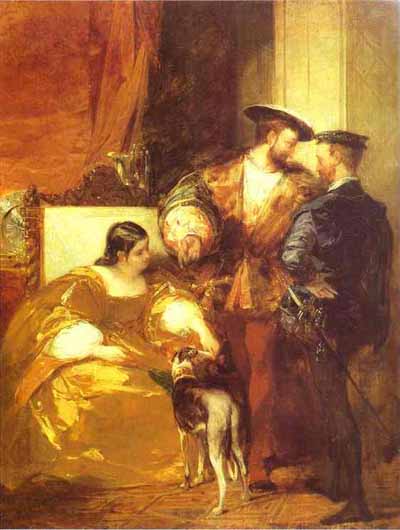 Richard Parkes Bonington Francis I and the Duchess of Etampes