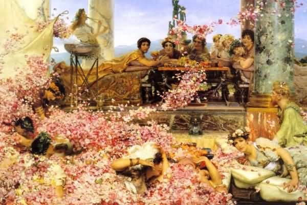 Sir Lawrence Alma Tadema Sketch for the roses of heliogabalus