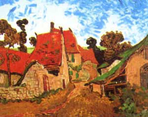 Street In Auvers - Vincent Van Gogh